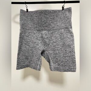 Colsie Gray Bike Shorts with High-Rise Waistband